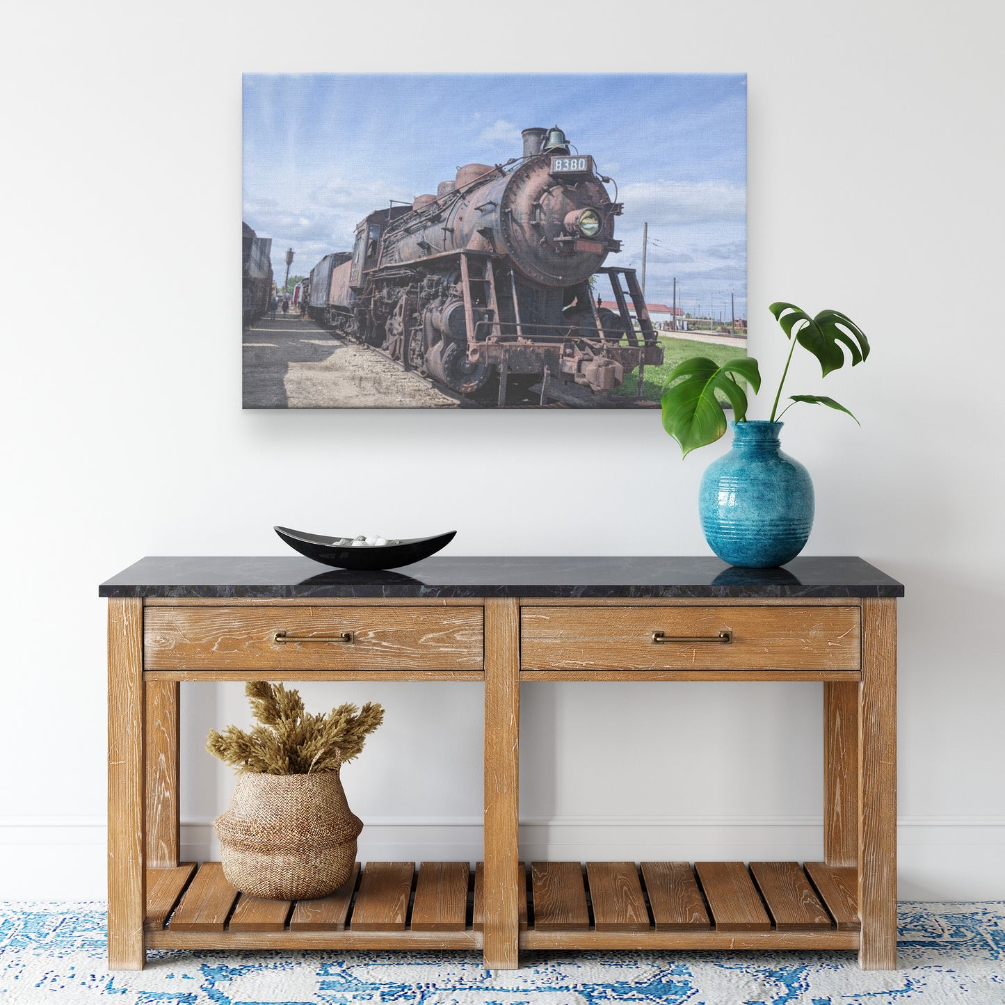 Grand Trunk Western 8380 Canvas Art Print