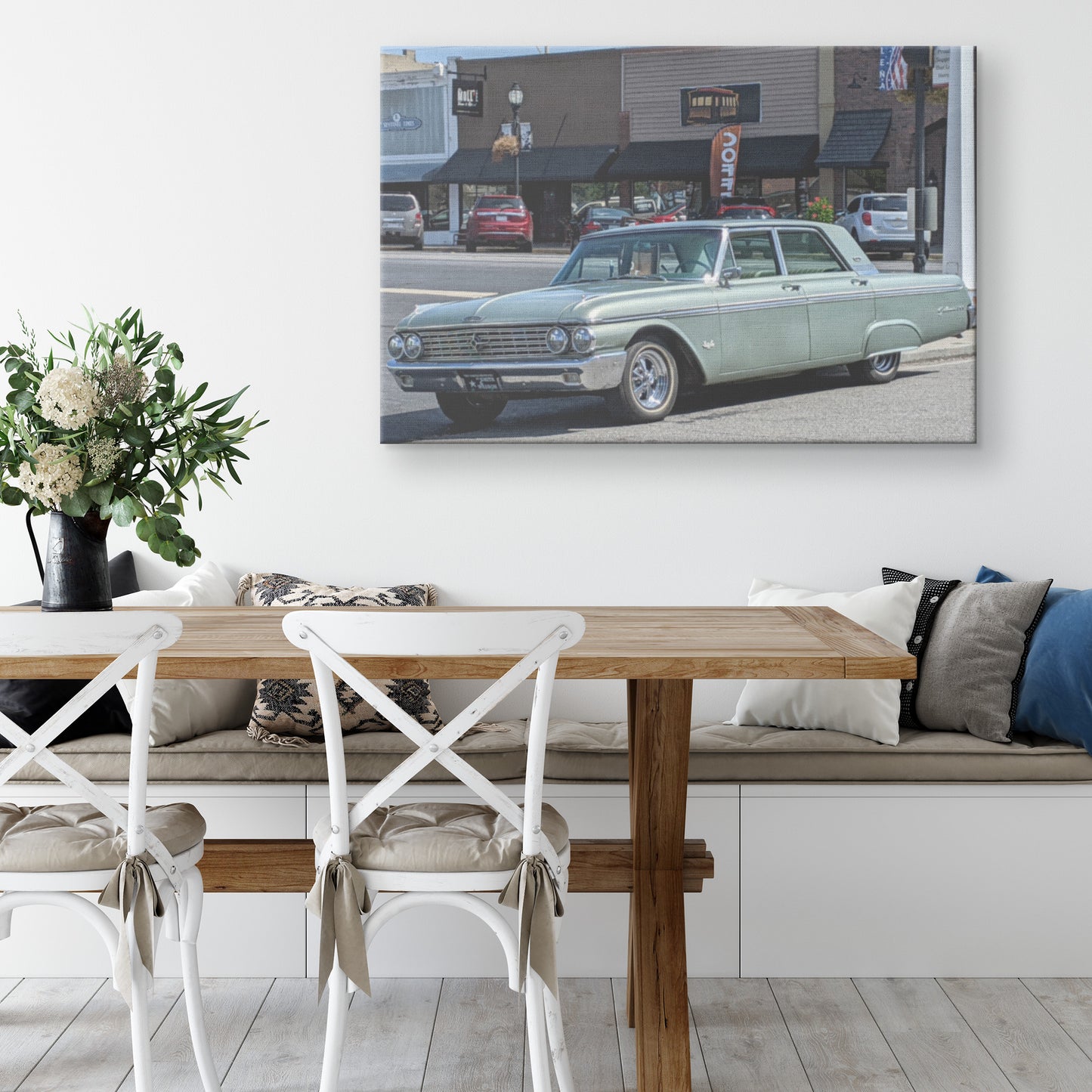 1962 Ford Galaxie Canvas Art Print