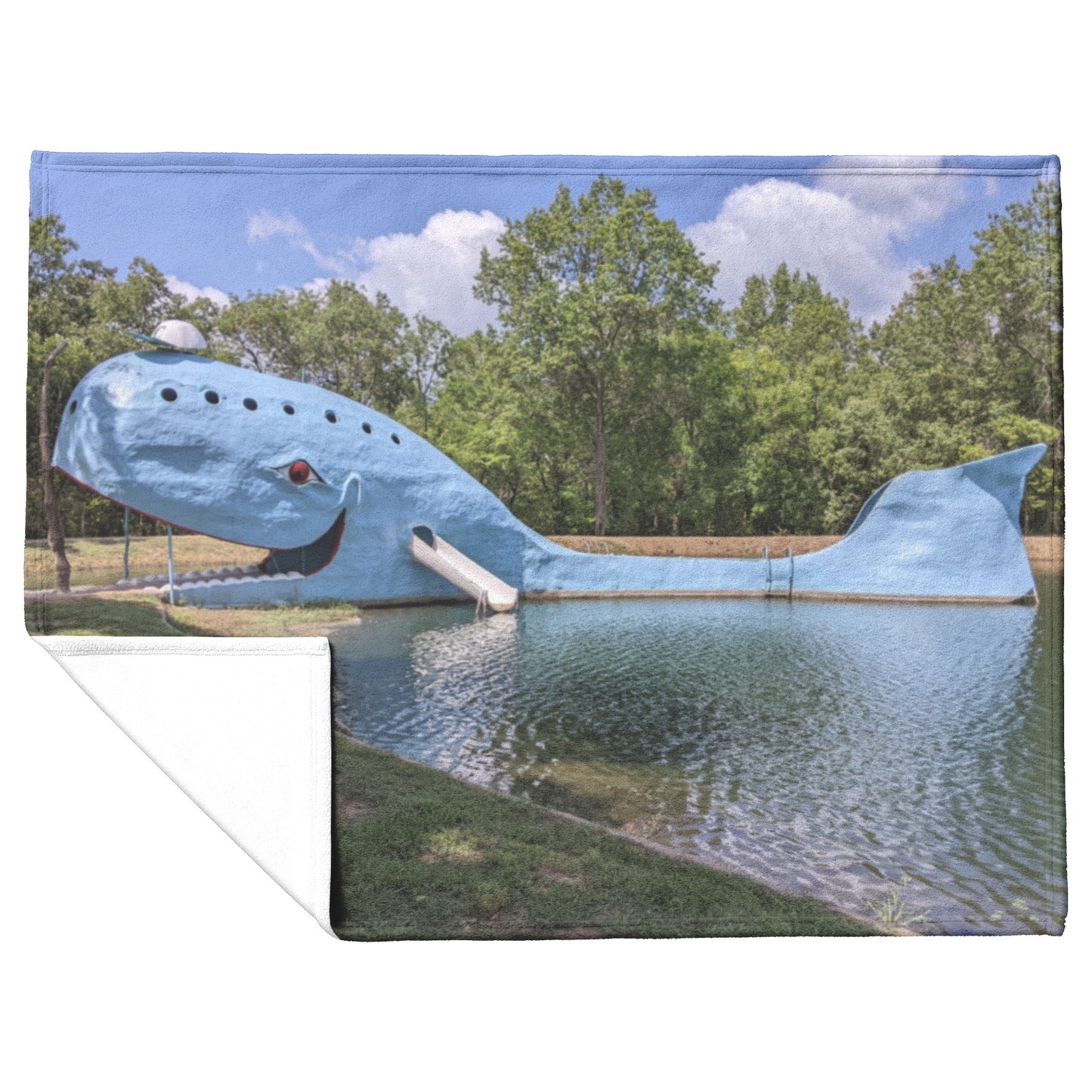 Catoosa Blue Whale Throw Blanket