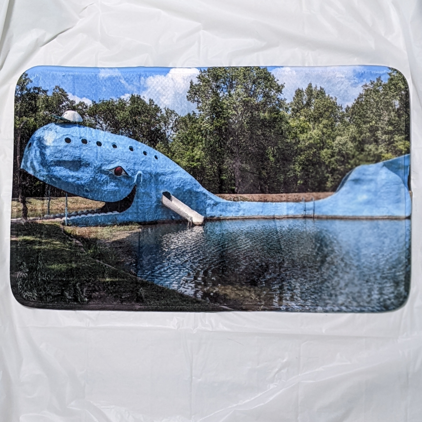 Catoosa Blue Whale Bath Mat